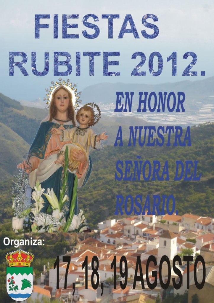 cartel fiestas rubite 2012